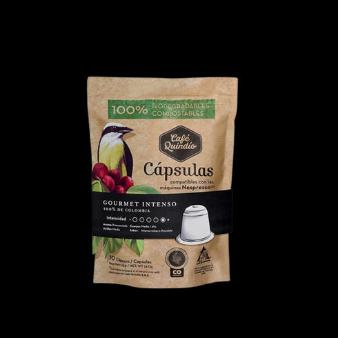 CAFÉ QUINDIO 10U CAPSULA INTENSO